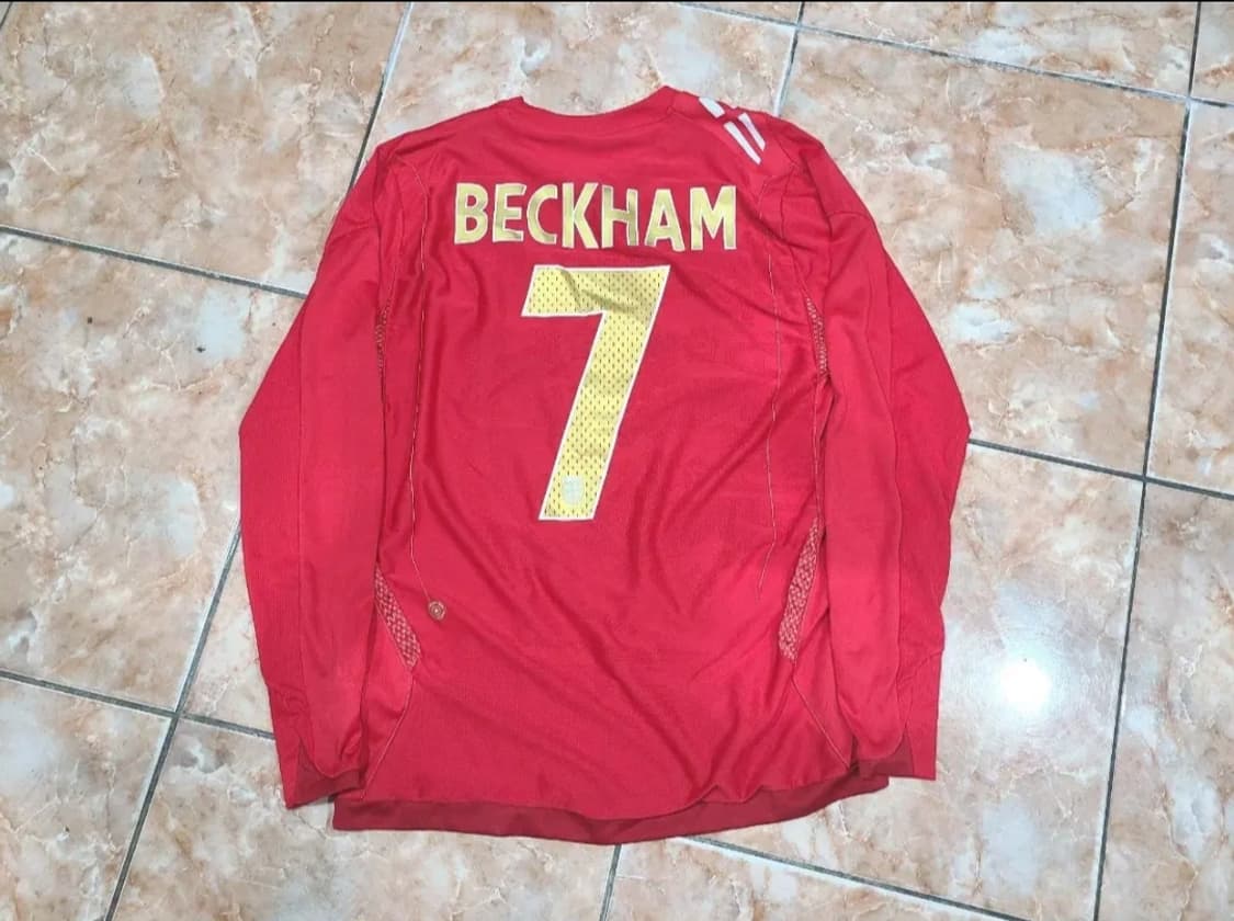 Umbro 06 08 잉글랜드 축구 국대 베컴 올드레플 축구져지 상품이미지1