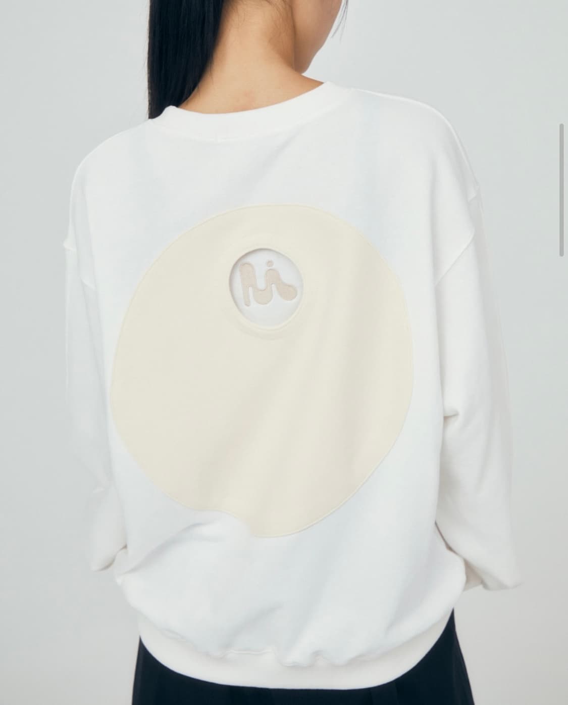 Back Pocket Sweat Shirts Ivory 상품이미지3