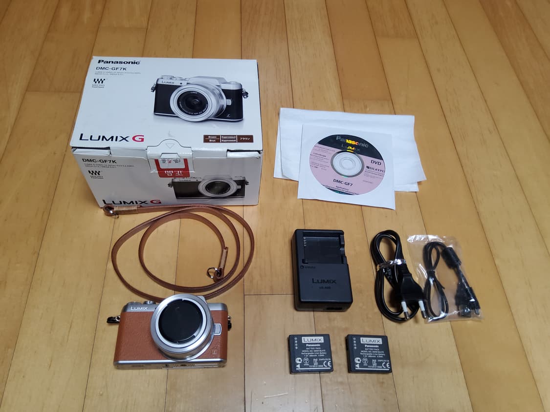 파나소닉 루믹스 DMC GF7 K 브라운 박스 포함 상태 좋음 상품이미지1