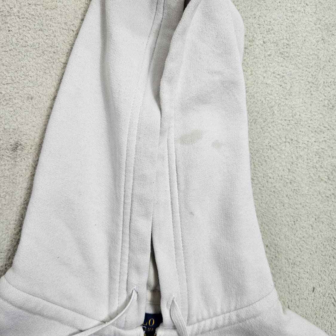 폴로 랄프 로렌 성조기 빅포니 후드 집업 S 화이트 상품이미지6