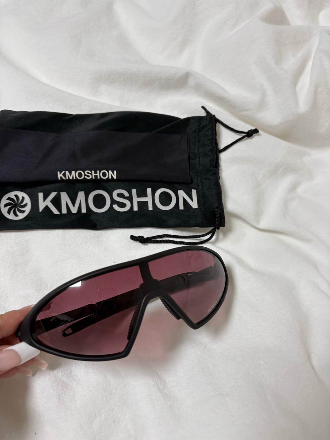 The Arrivals X KMOSHON 러닝 하이킹 선글라스 핑크 블랙 상품이미지5