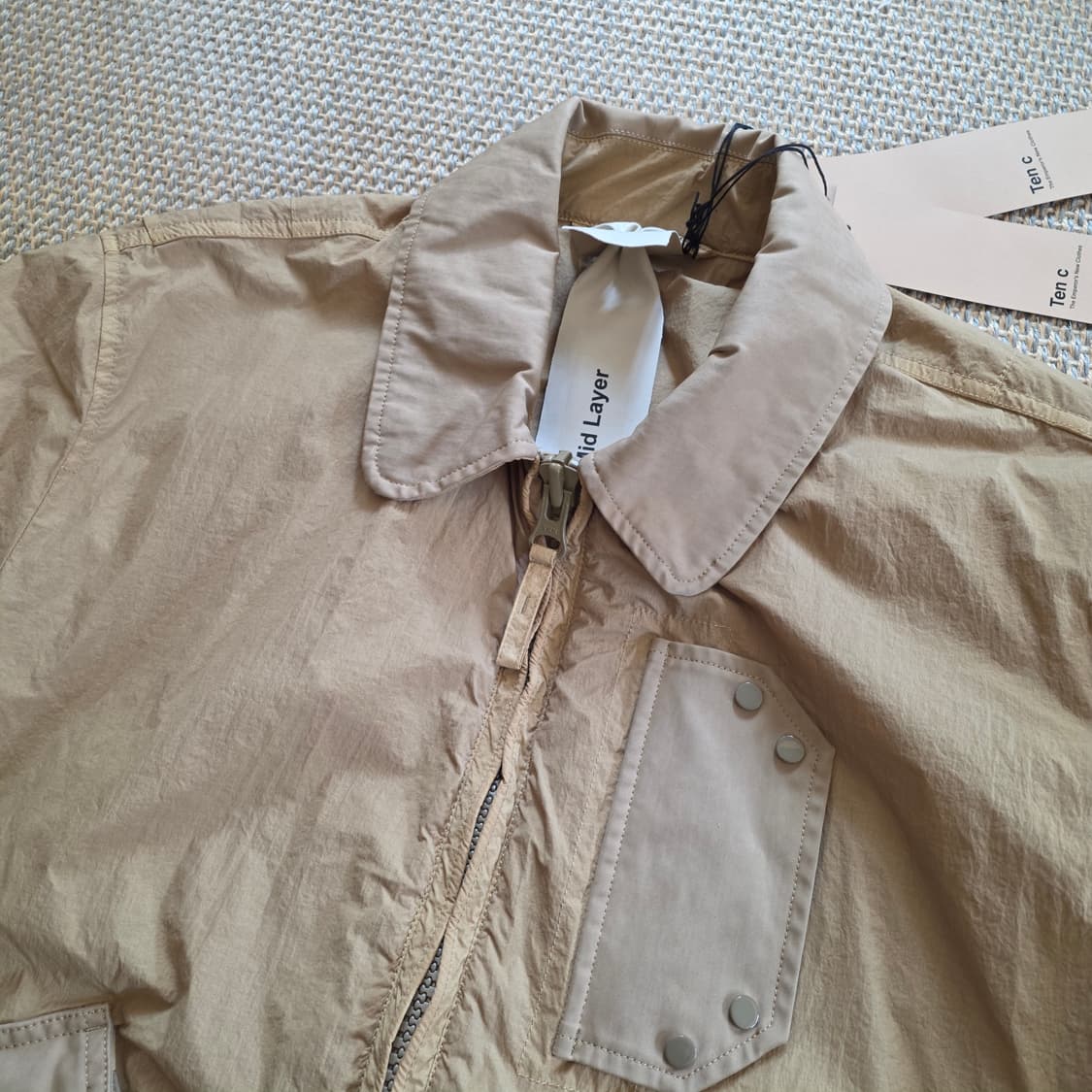 Ten C 최상급 유틸리터리언 사막 블루종 버머 항공 자켓 상품이미지8