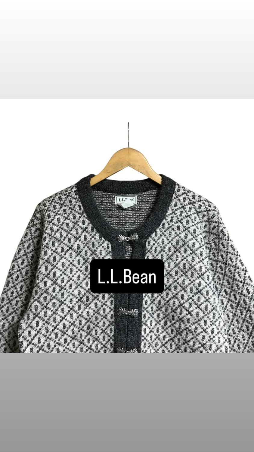 엘엘빈 90s 유니크 버클 울 가디건 상품이미지1