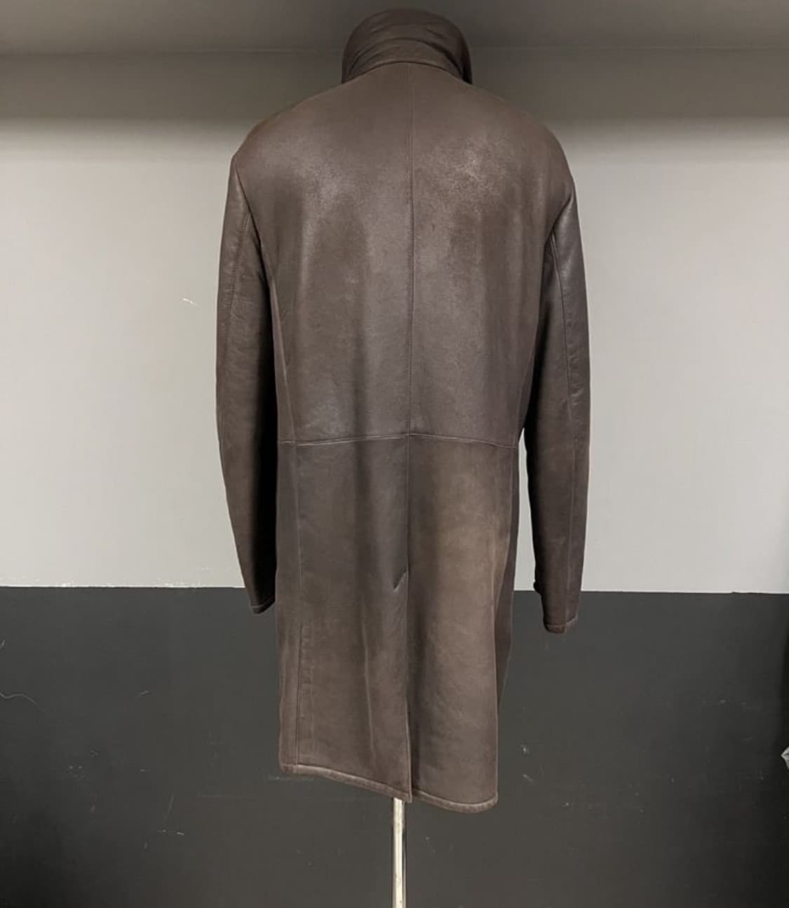 로로 피아나 싱글 히든-버튼코트(무통-램스킨)52 사이즈-해외발송 상품이미지4