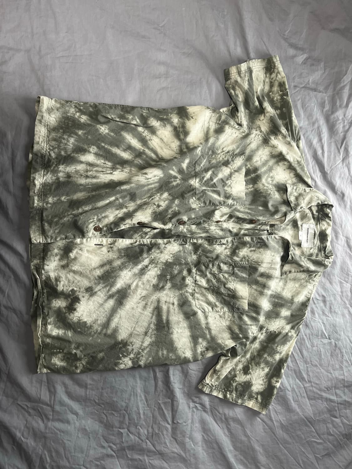 디스이즈네버댓 Tie Dye S/S Shirt Grey 타이다이 셔츠  상품이미지3
