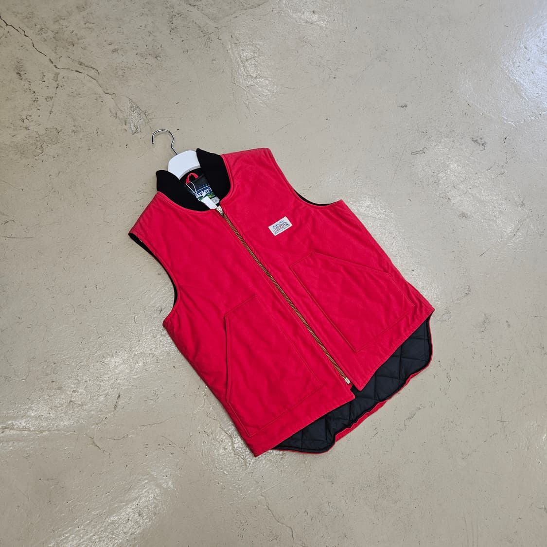 90's carter's 카터스 캔바스 워크베스트 워크조끼 M 미국산 상품이미지1