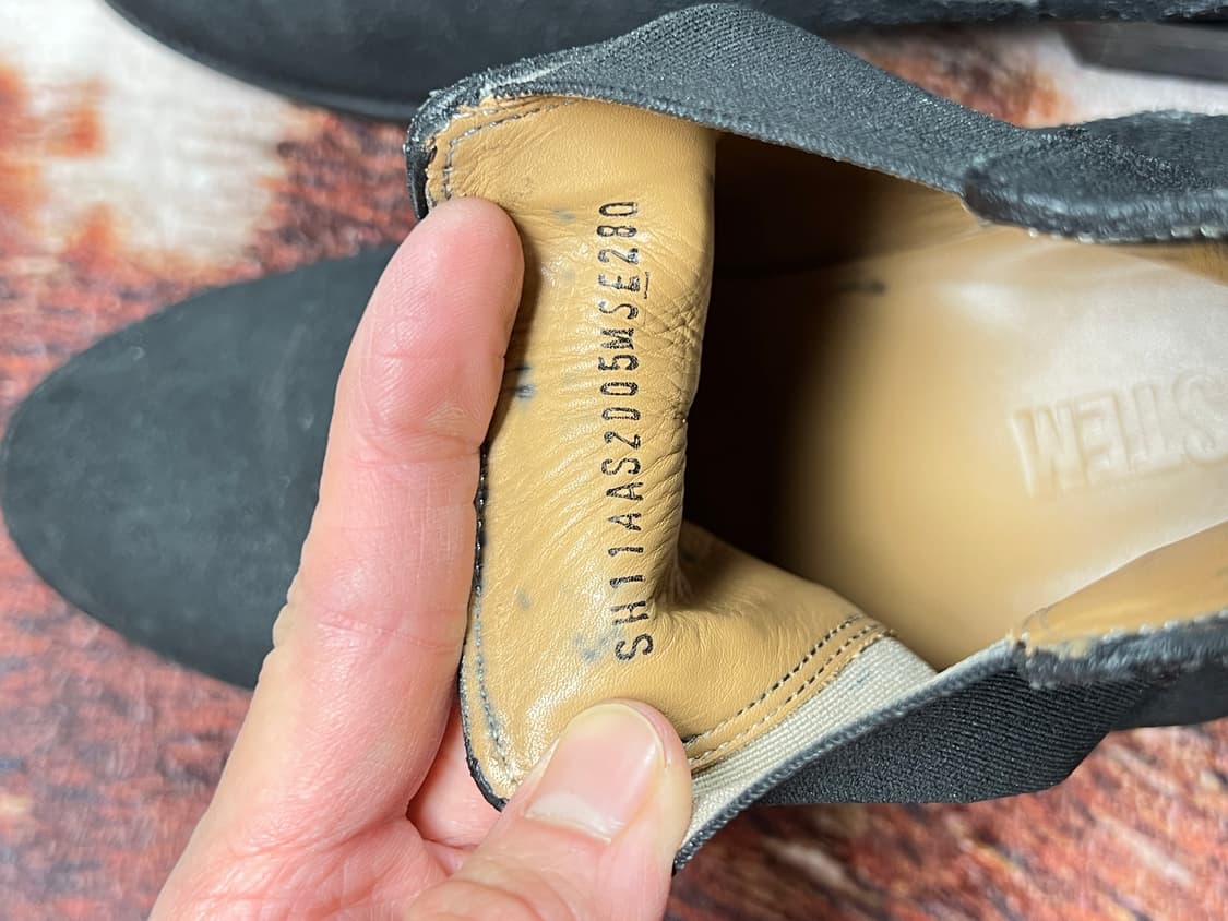 시스템옴므 첼시부츠 블랙 280 상품이미지6