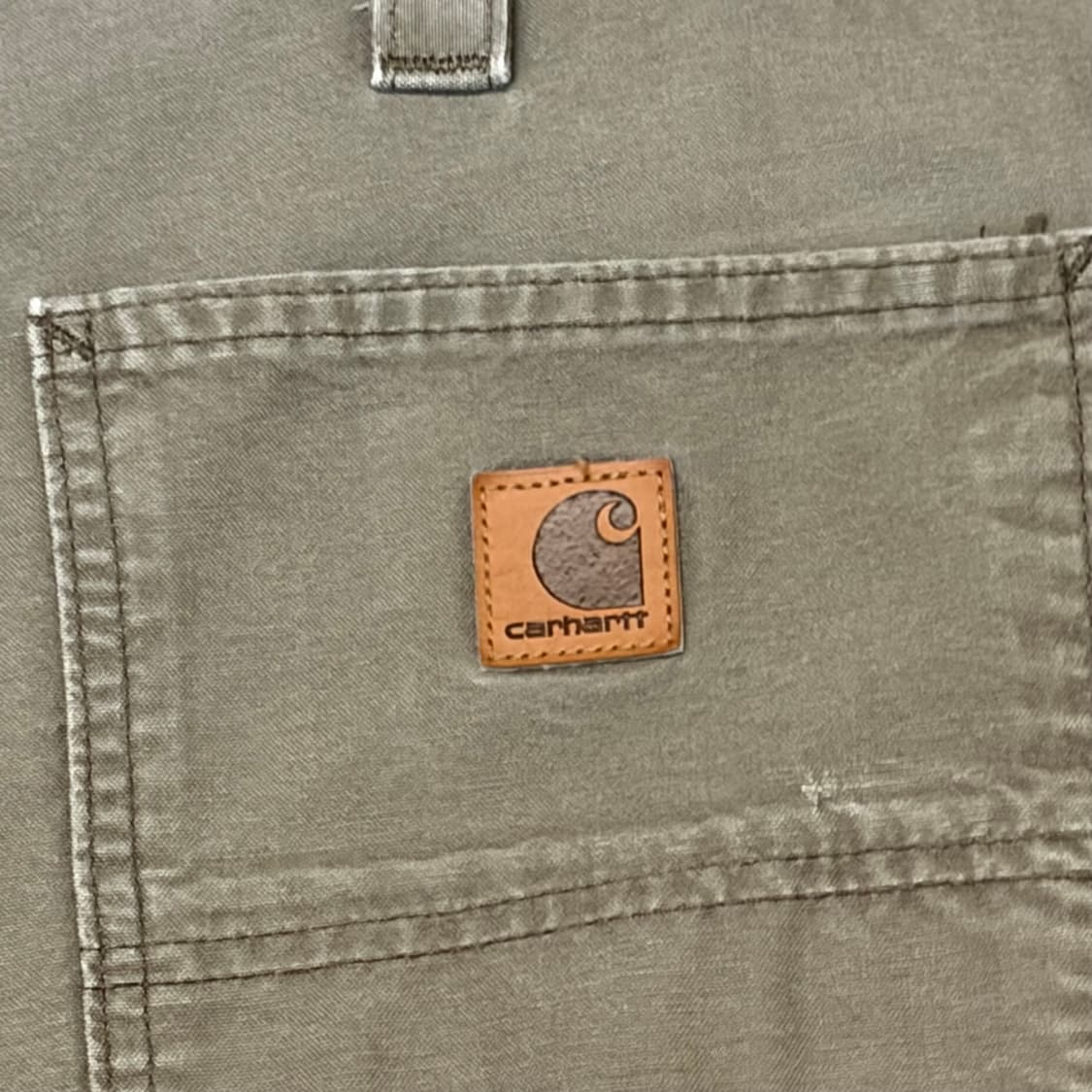 00s USA 빈티지 칼하트 헤비코튼 싱글니 워크팬츠 상품이미지9