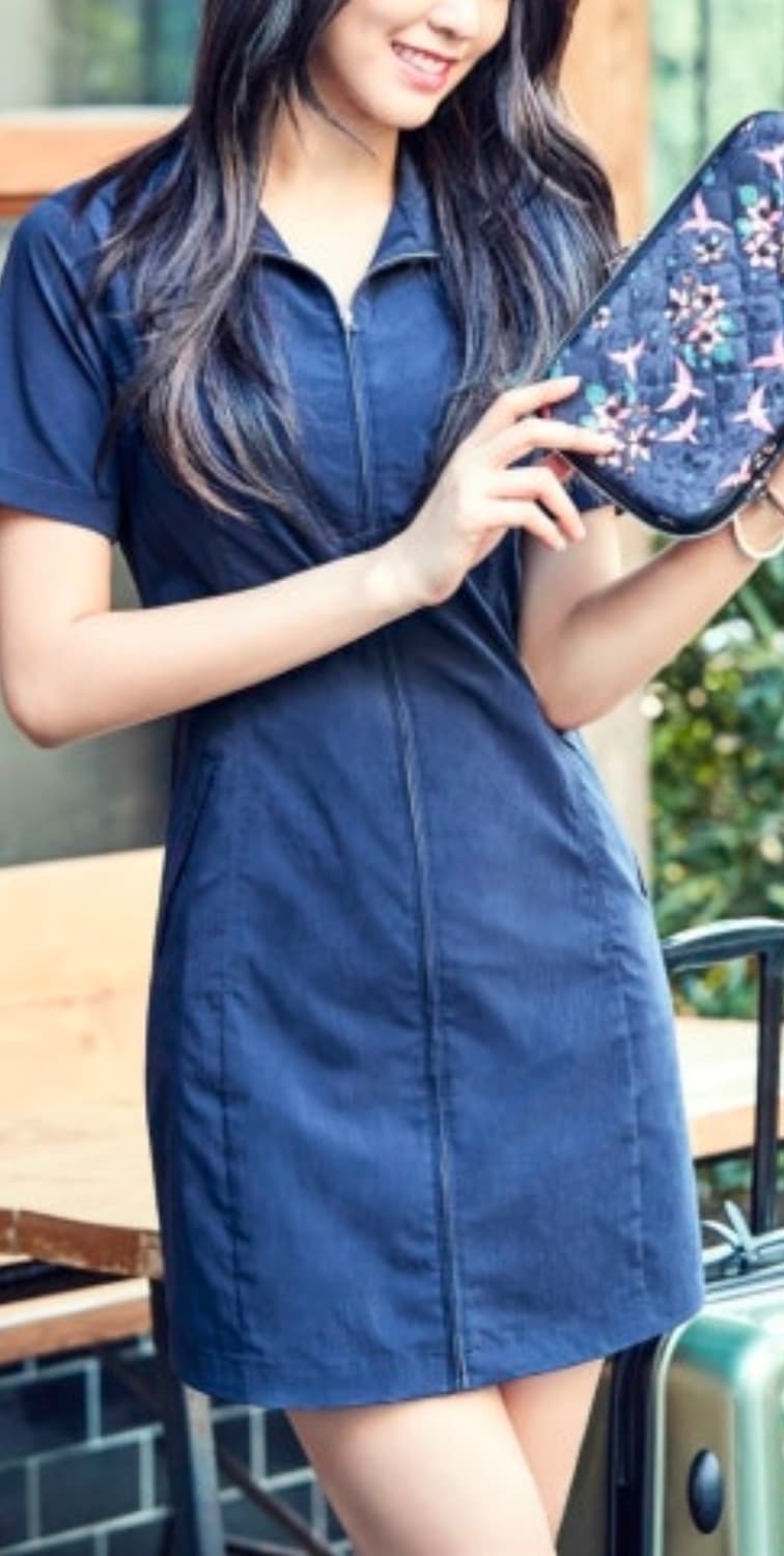 새상품 라퓨마 설현 집업 반팔 아웃도어 등산 골프 pk원피스 여자 100 상품이미지7