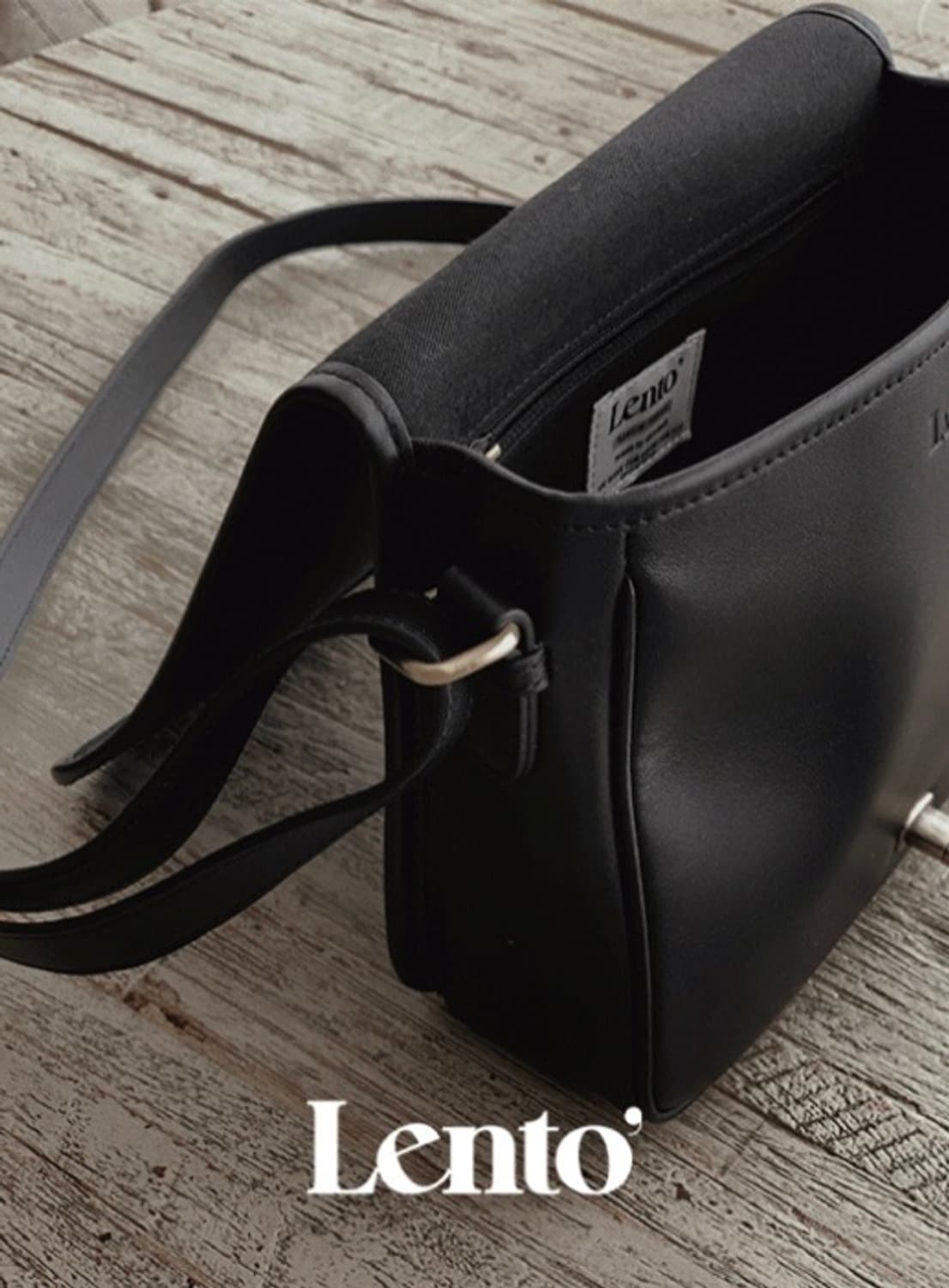 (새상품) 슬로우앤드 Lento 렌토 소가죽 크로스백 숄더백 상품이미지2