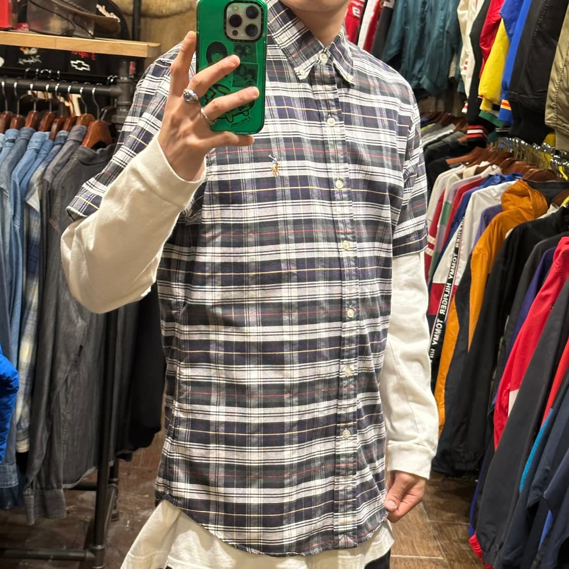 [HI] 폴로 랄프로렌 반팔셔츠 체크그레이 상품이미지4