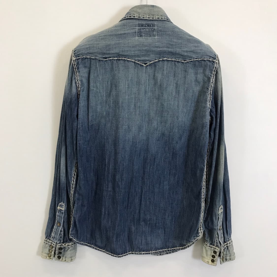 트루릴리전 USA 스티치 카우보이 데님셔츠 [M] 상품이미지4