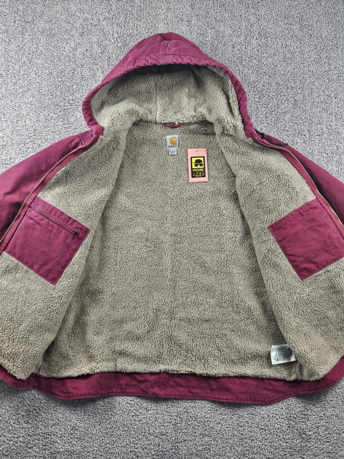 칼하트 WJ141 쉐르파 후드 시에라 워크 자켓 ( XL )/ 10648 상품이미지10