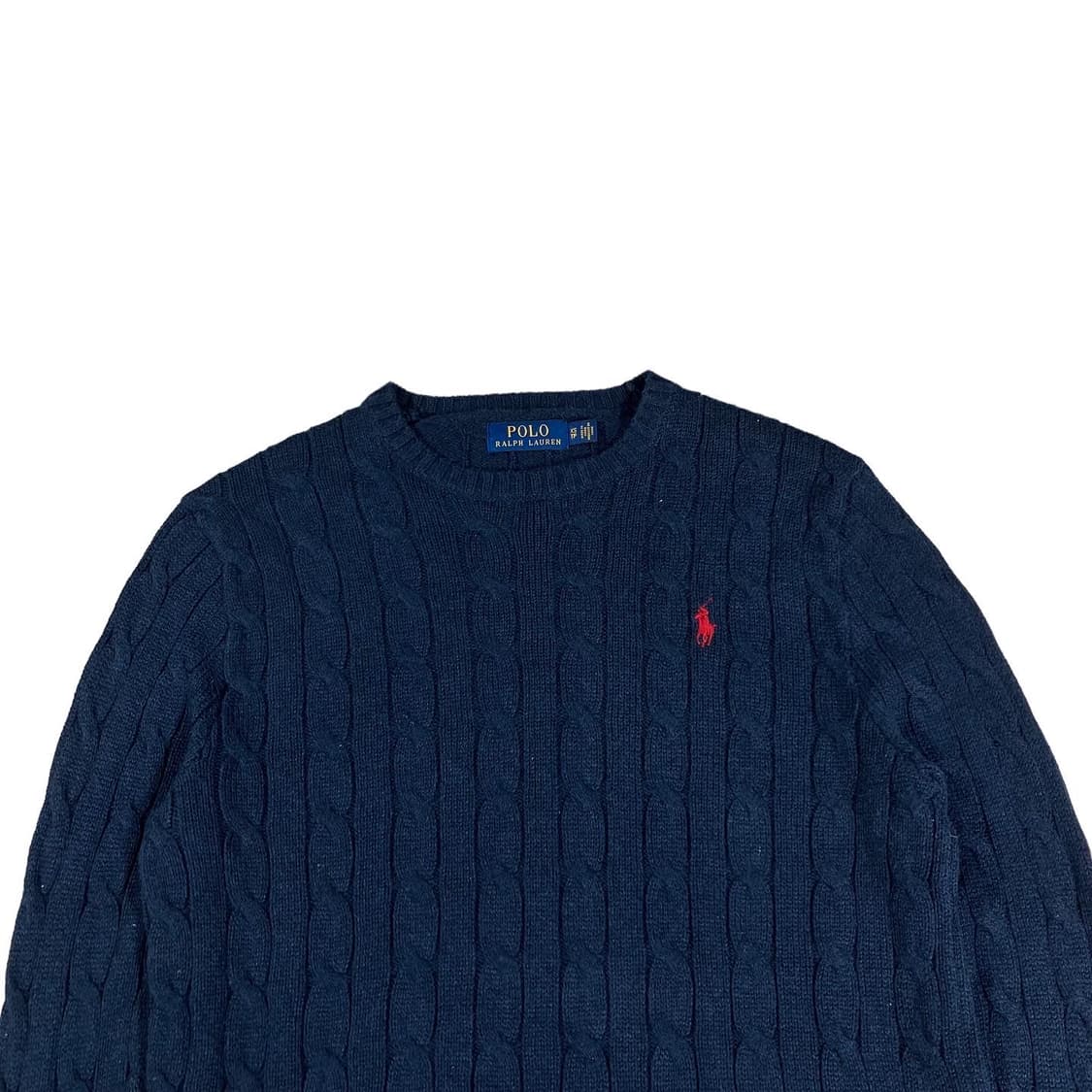 폴로 랄프로렌 네이비 케이블 니트 상품이미지2