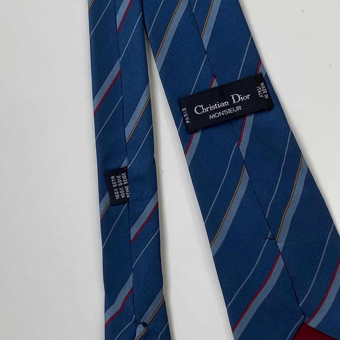 크리스찬 디올(Dior) 심플로고 명품 정품넥타이 상품이미지6