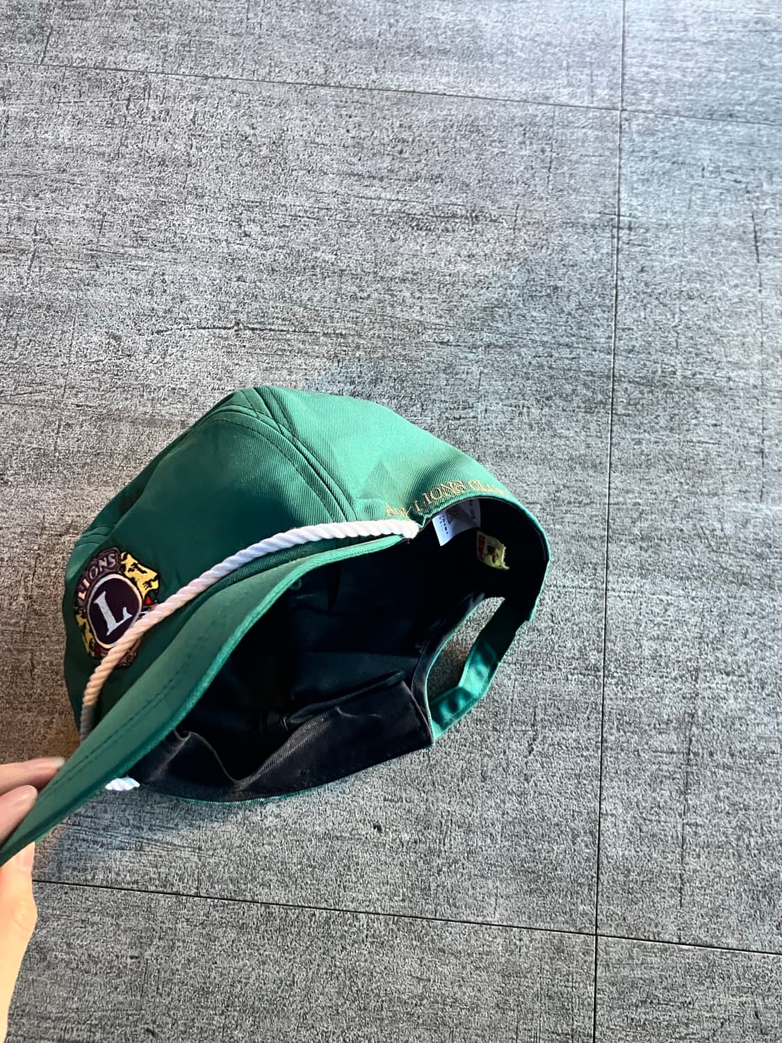 일본빈티지 Lions 올드스쿨아메카지 경비스트 캠프캡모자 상품이미지2