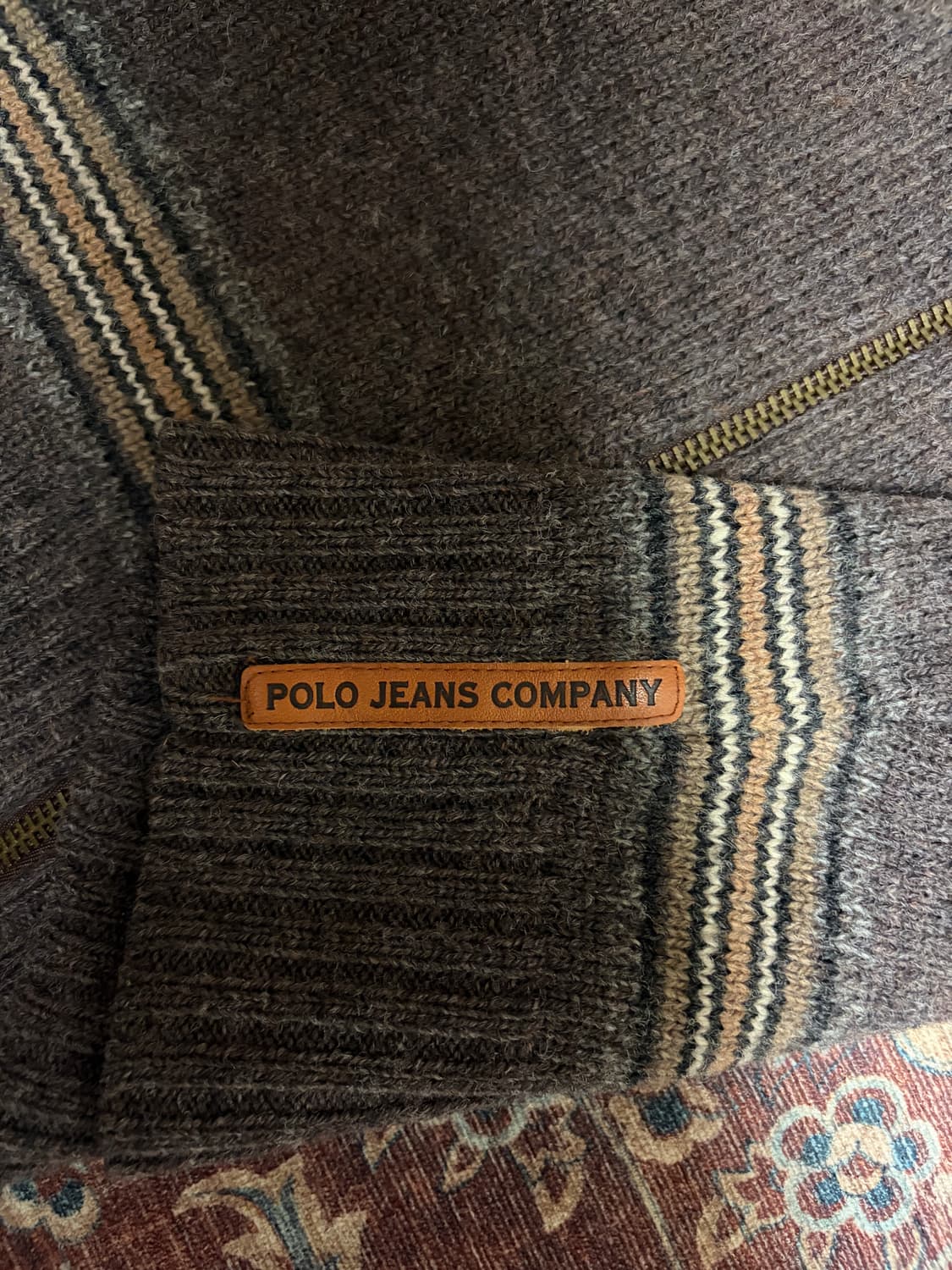 폴로진스 투웨이 니트 집업 상품이미지3