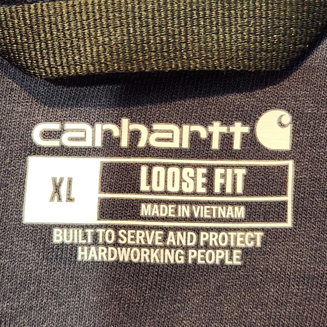 칼하트 오버사이즈 루즈핏 네이비 후드집업 (XL) 상품이미지2