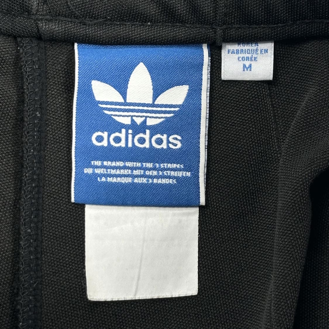 아디다스 유로파 블랙 트랙 츄리닝 바지 (M) 상품이미지5