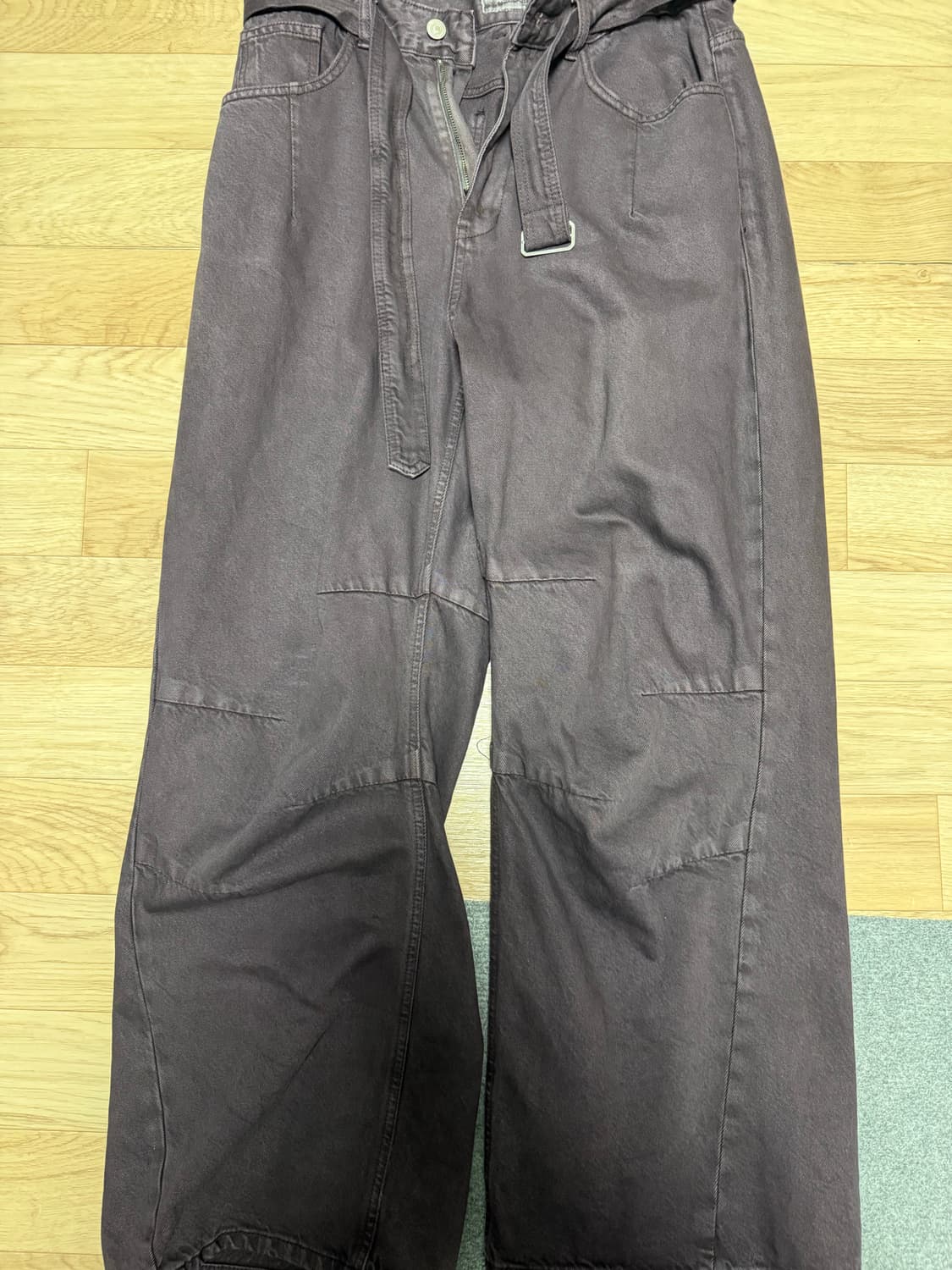 999휴머니티 AV PLEATS DYED DENIM PANTS 상품이미지5