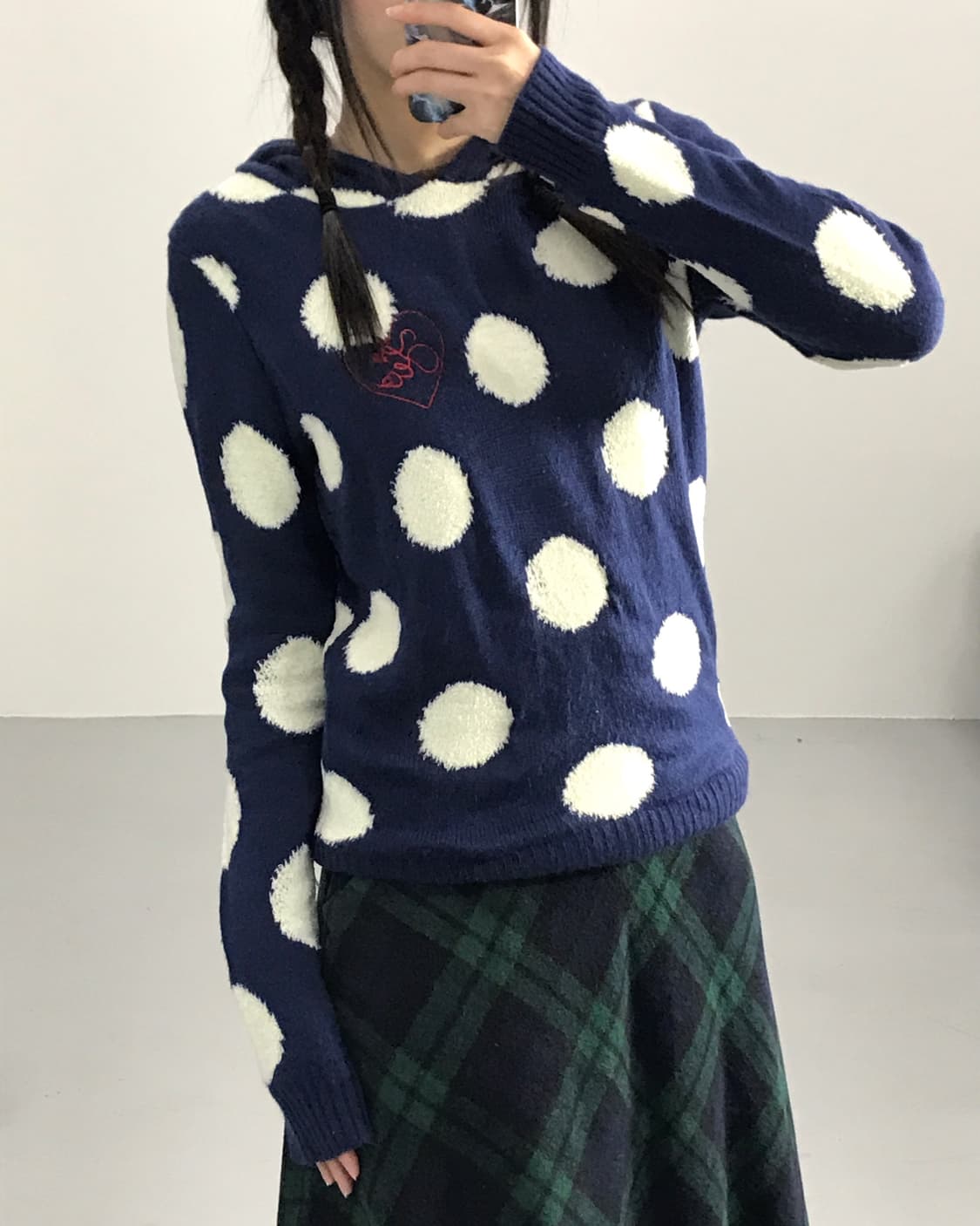 Fiorucci Navy Dotted Hoodies 상품이미지1