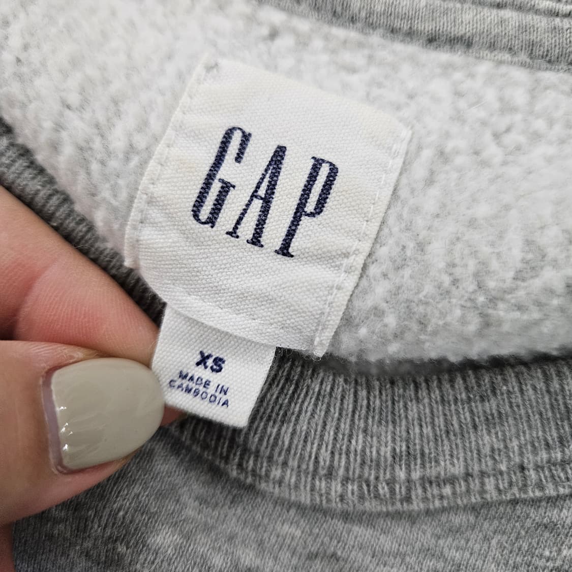 [XS] 갭 GAP 기모 빅로고 맨투맨 티셔츠 1104JM2 상품이미지3