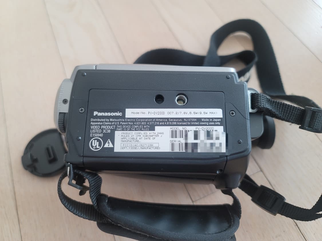 파나소닉 MiniDV 캠코더 PV-DV200D 6mm 비디오 카메라 상품이미지5