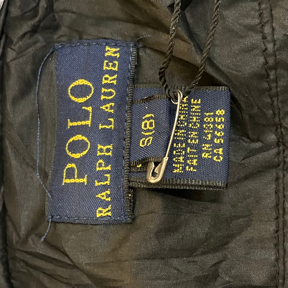 폴로 랄프로렌 블랙 패치 패딩 점퍼 S 상품이미지2