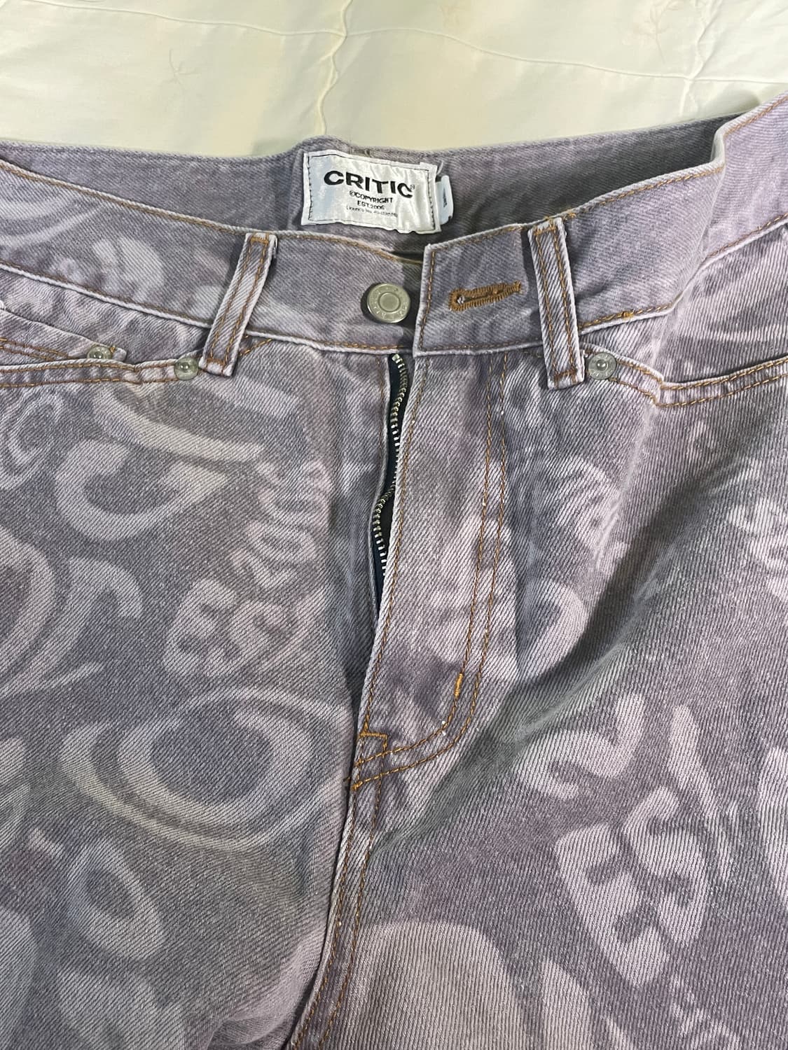 크리틱 레이져 로고 데님 상품이미지5
