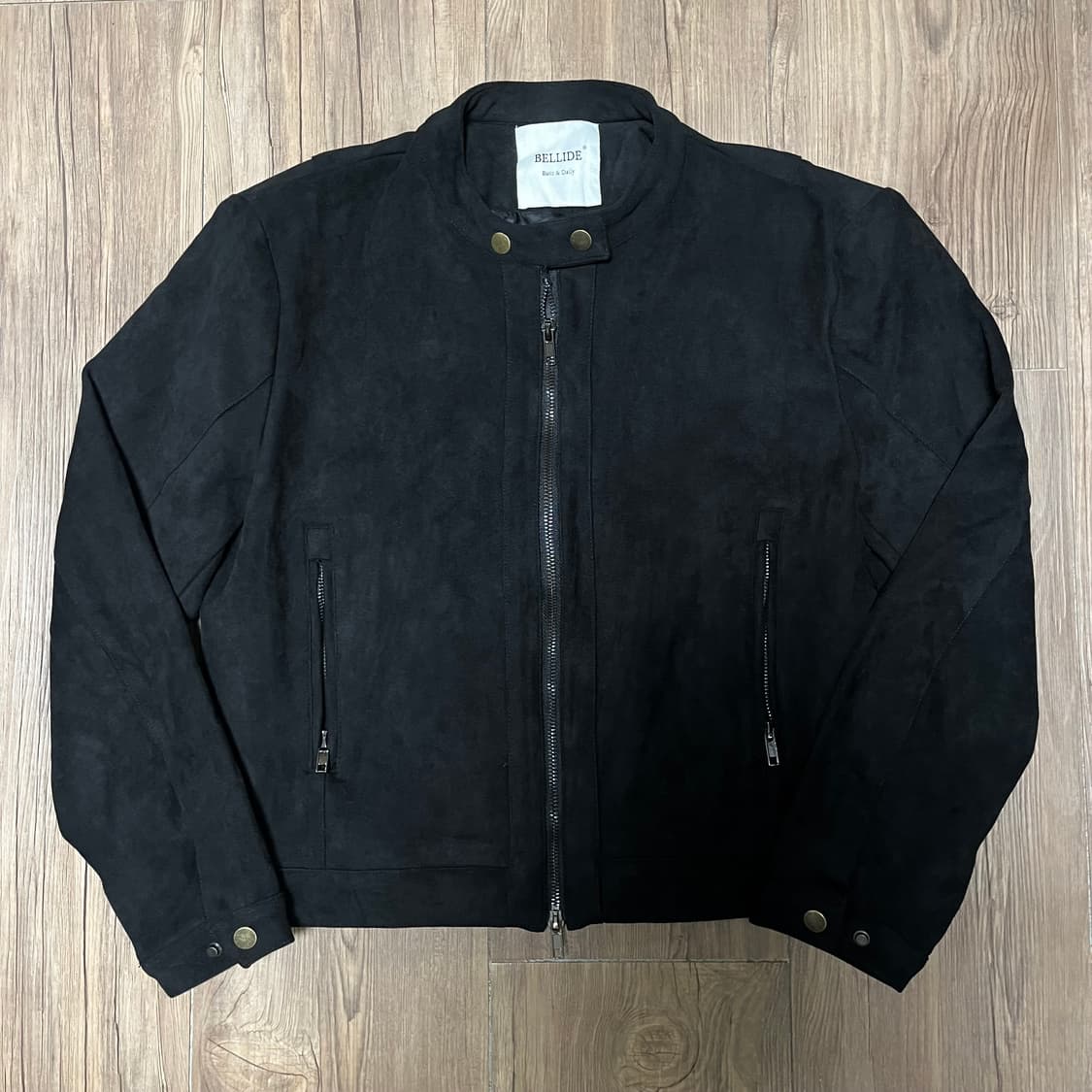 vintage suede blouson(black) 상품이미지3