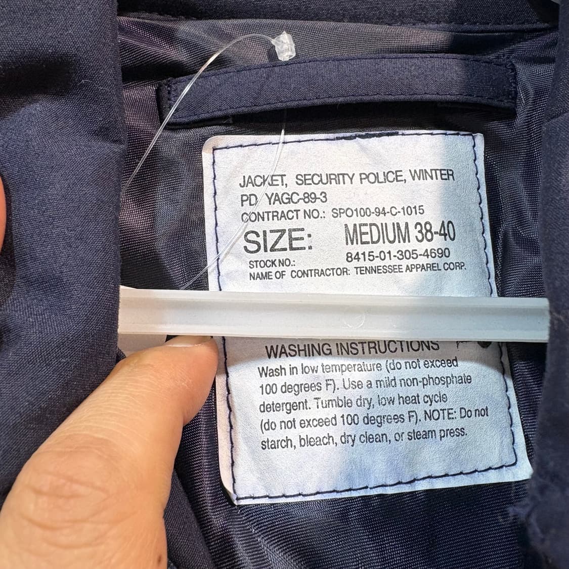 [M 38-40] 1994 USAF Security Police 윈터자켓 상품이미지6