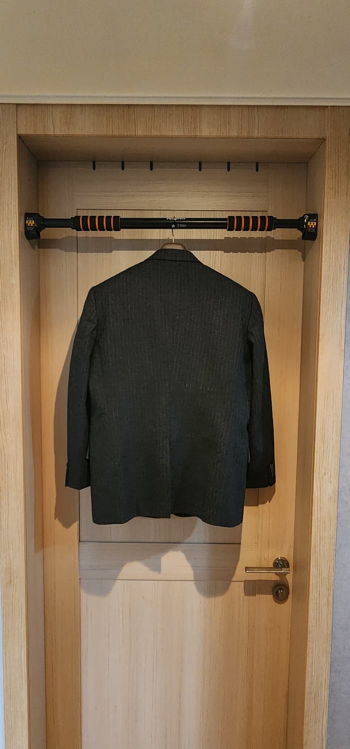 진그레이 쵸크 모직자켓 L 상품이미지2