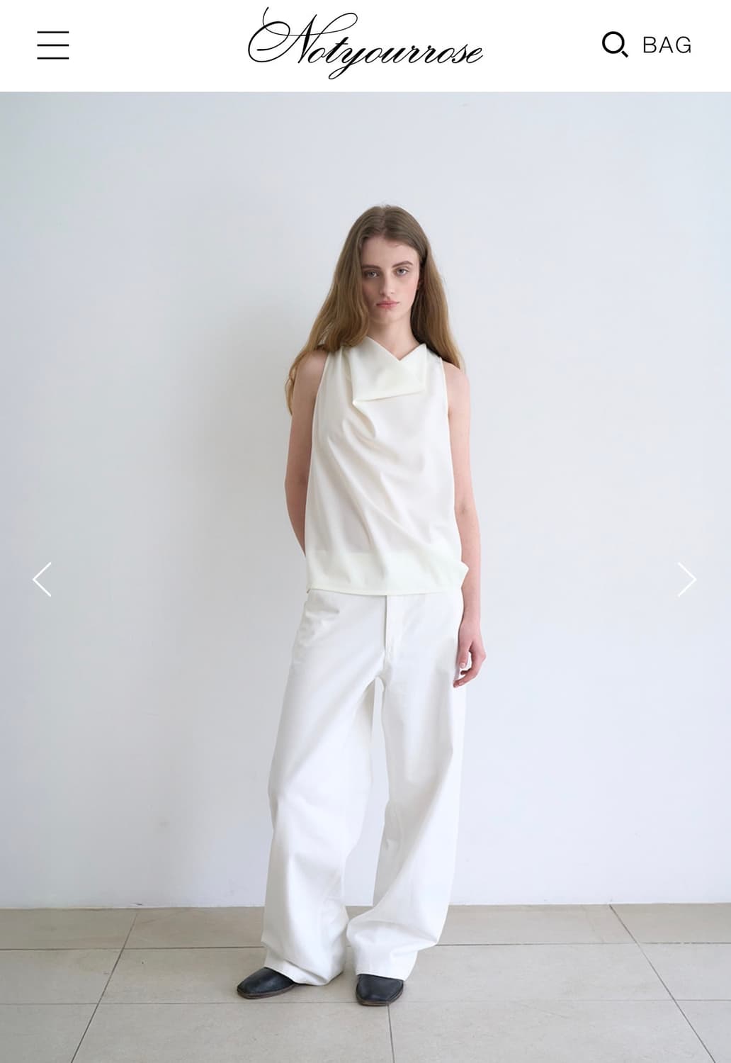 낫유어로즈 hazel wide pants 상품이미지1
