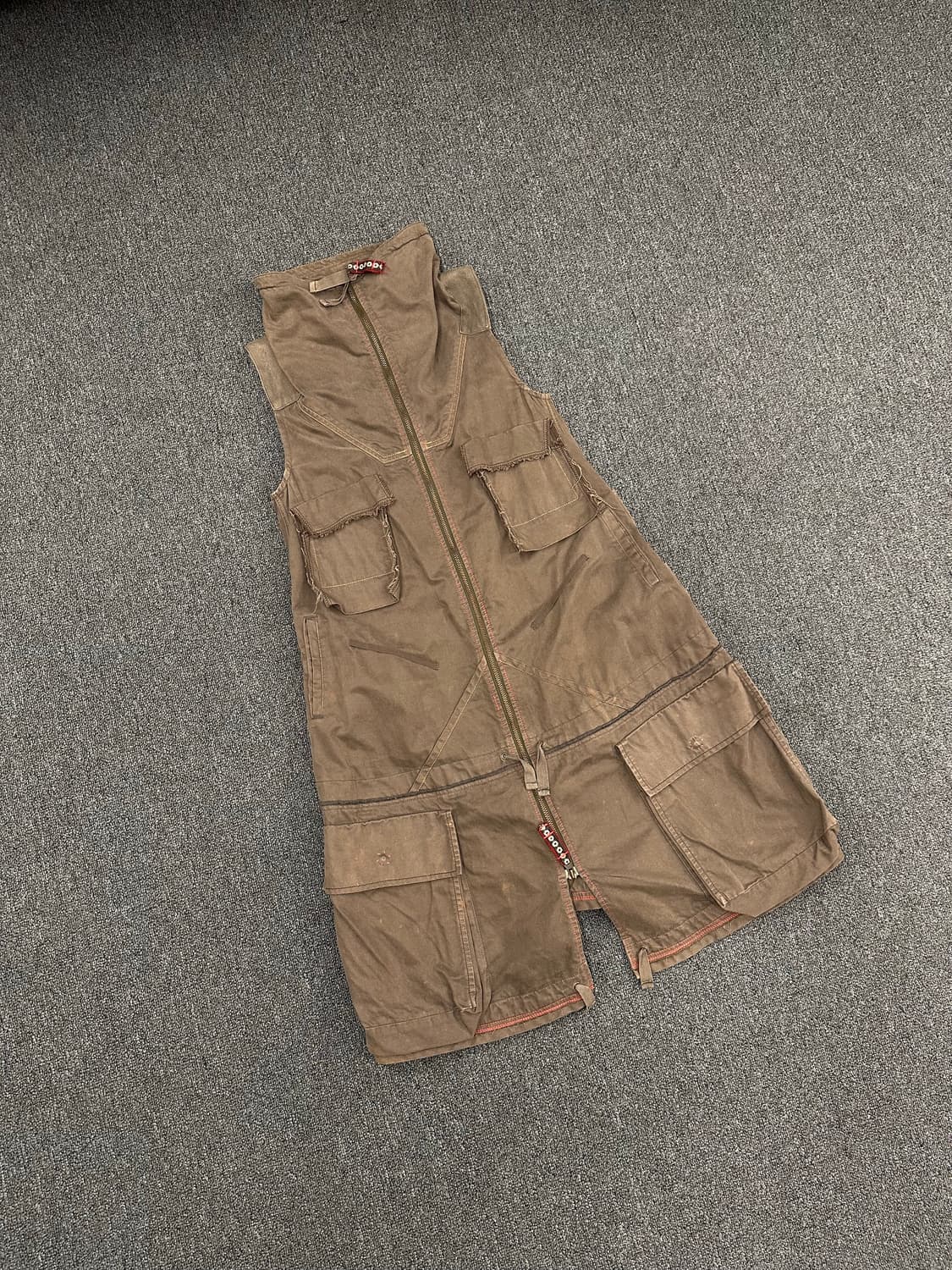 90’s 마리떼 프랑소와 저버 빈티지 레이어드 야상 트렌치코트 상품이미지5