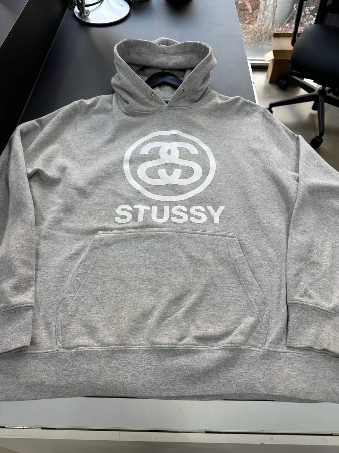 스투시 SS 링크 빅로고 후드티 상품이미지4