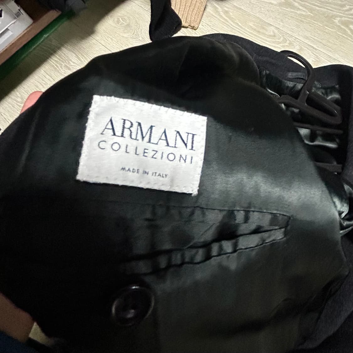 아르마니 꼴레지오니 울 코트 상품이미지3