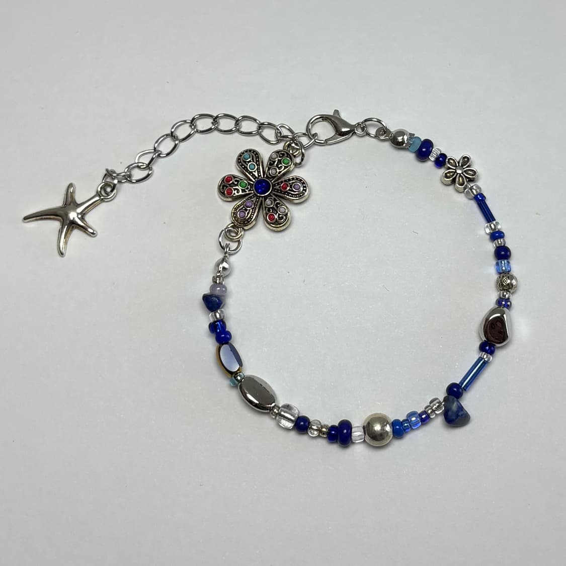 핸드메이드 비즈 팔찌 Bluebell 028 상품이미지4