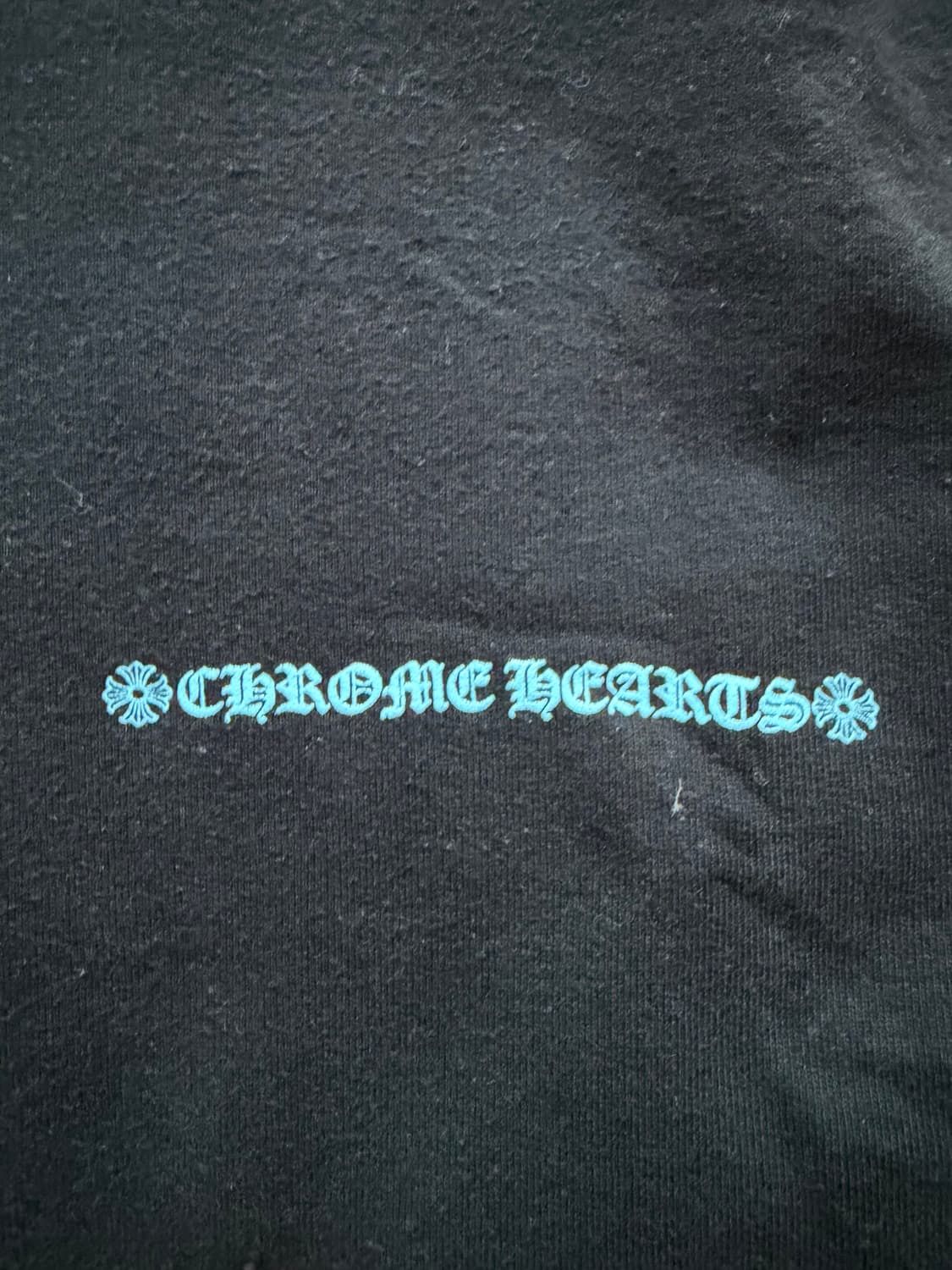 [XL] 크롬하츠 스크롤 로고 후드 하늘색 레터링 상품이미지3