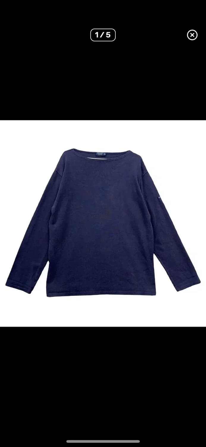 세인트제임스 무지 롱슬리브 긴팔티 100 상품이미지1