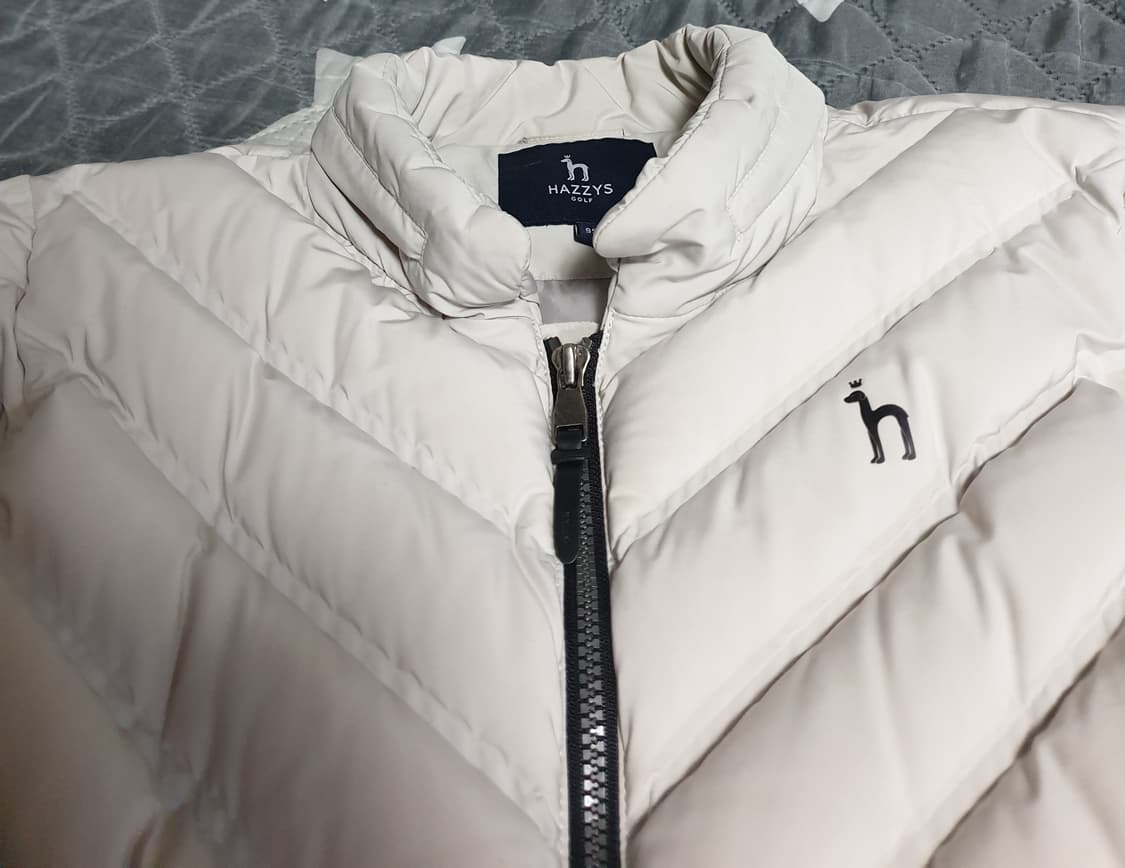 헤지스 골프 덕다운 경량패딩 아이보리(95) 상품이미지2