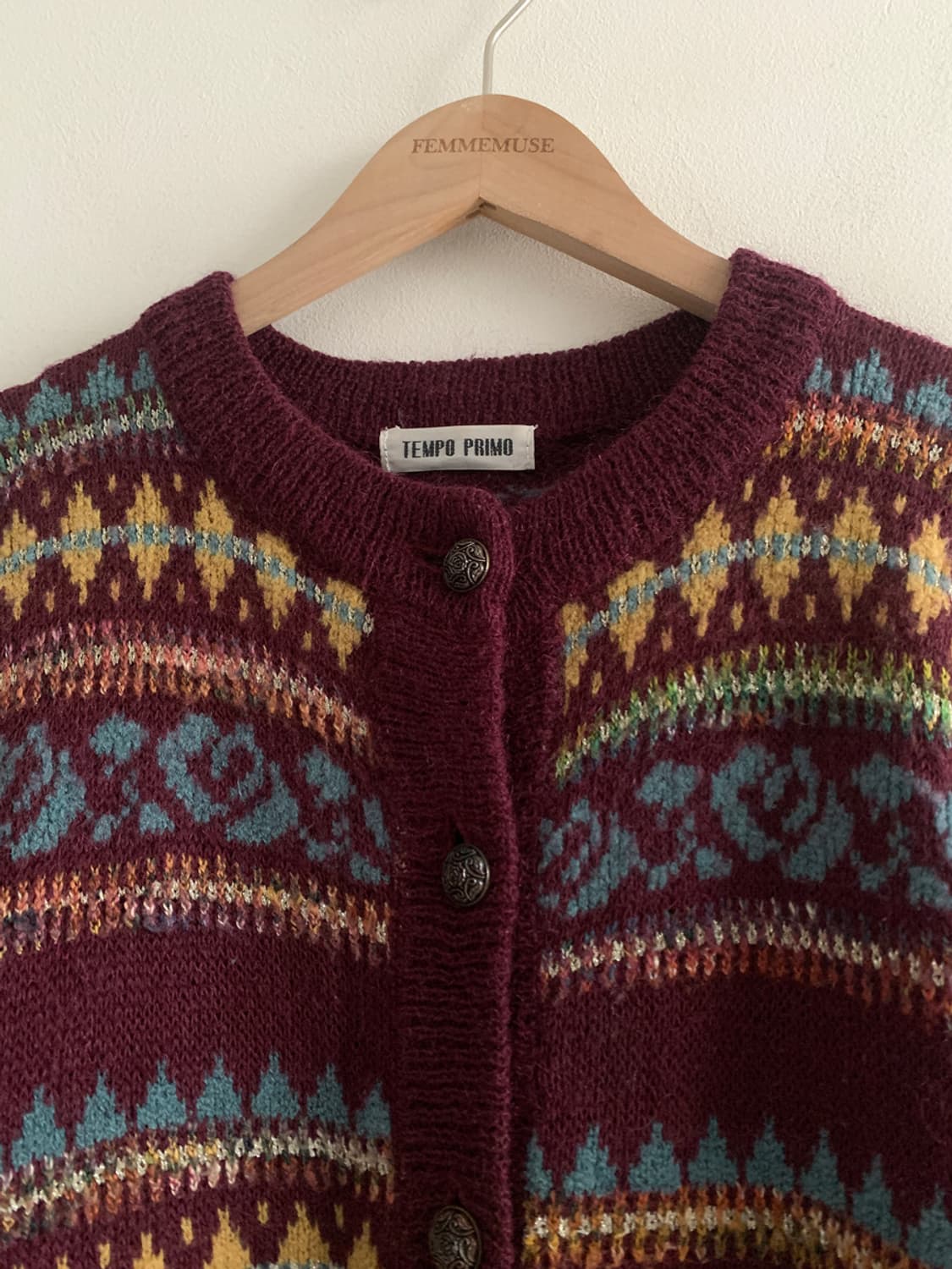 Ethnic Warm Vintage Cardigan 상품이미지4