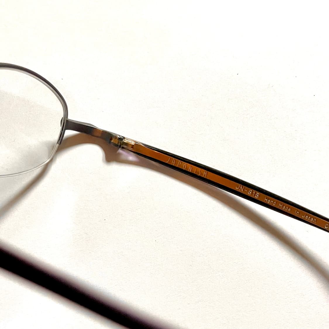 JAPONISM 자포니즘 사의 빈티지 반무테 안경  상품이미지2