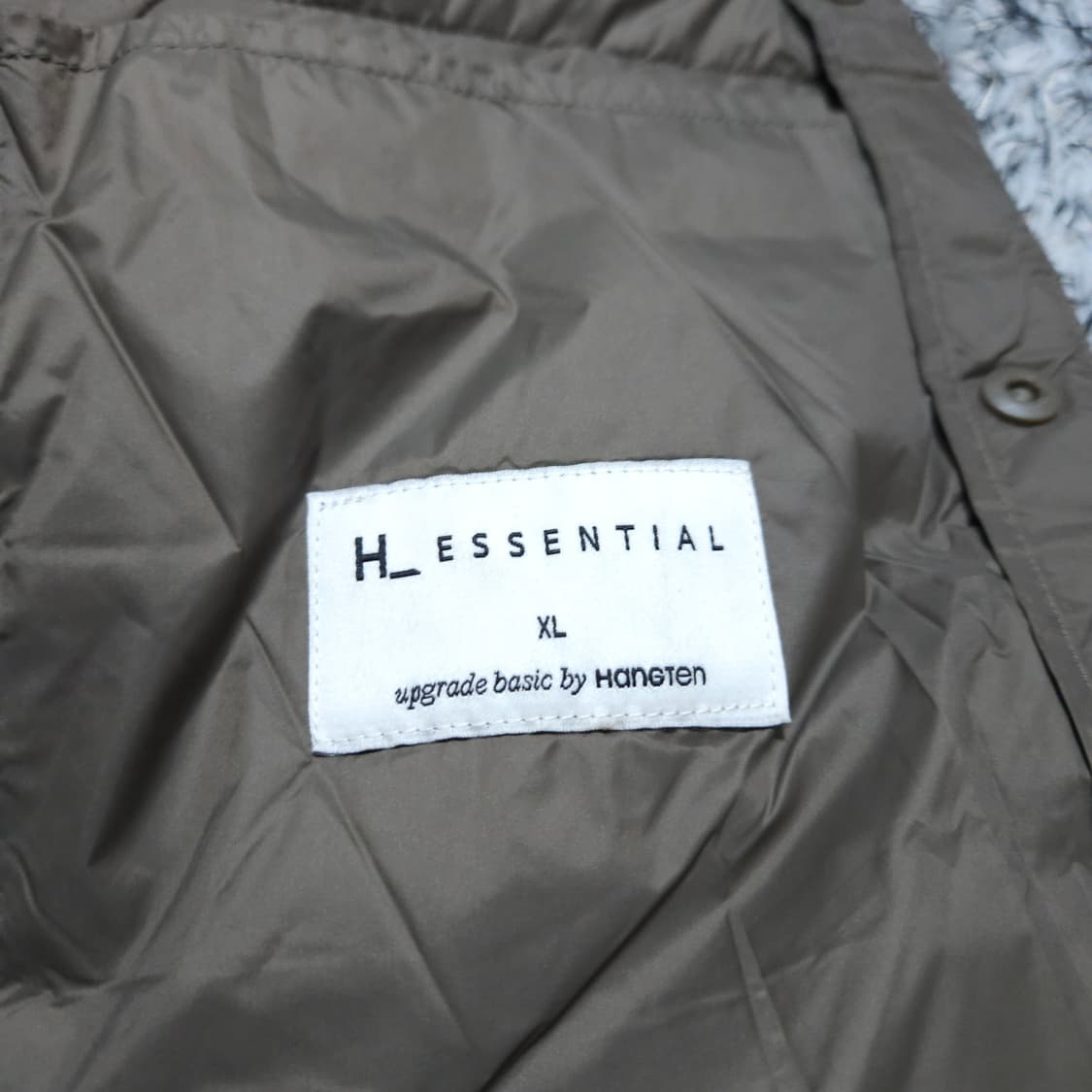 헹텐)105 남자 오리털 경량패딩조끼 / 왕눈이샵 상품이미지7