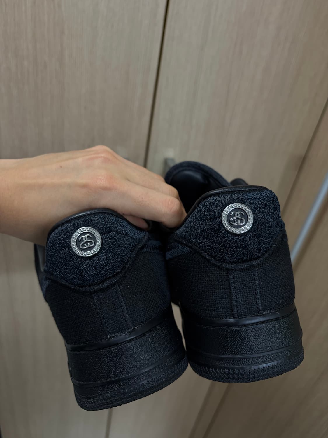 나이키 x 스투시 에어포스 1 로우 블랙 285 상품이미지5