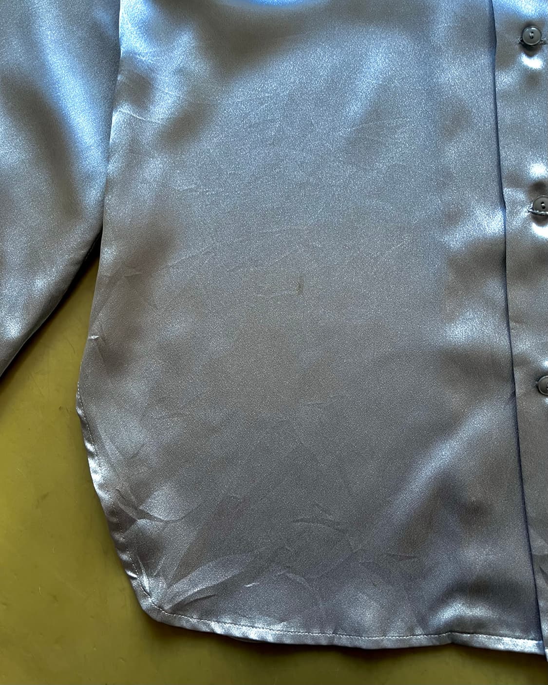 90s Half Moon by T.K Vintage Silk Shirt 상품이미지7