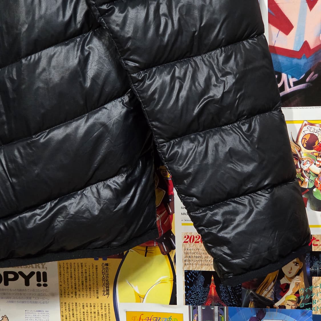 나이키 블랙 구스다운 후드 경량 패딩 상품이미지7