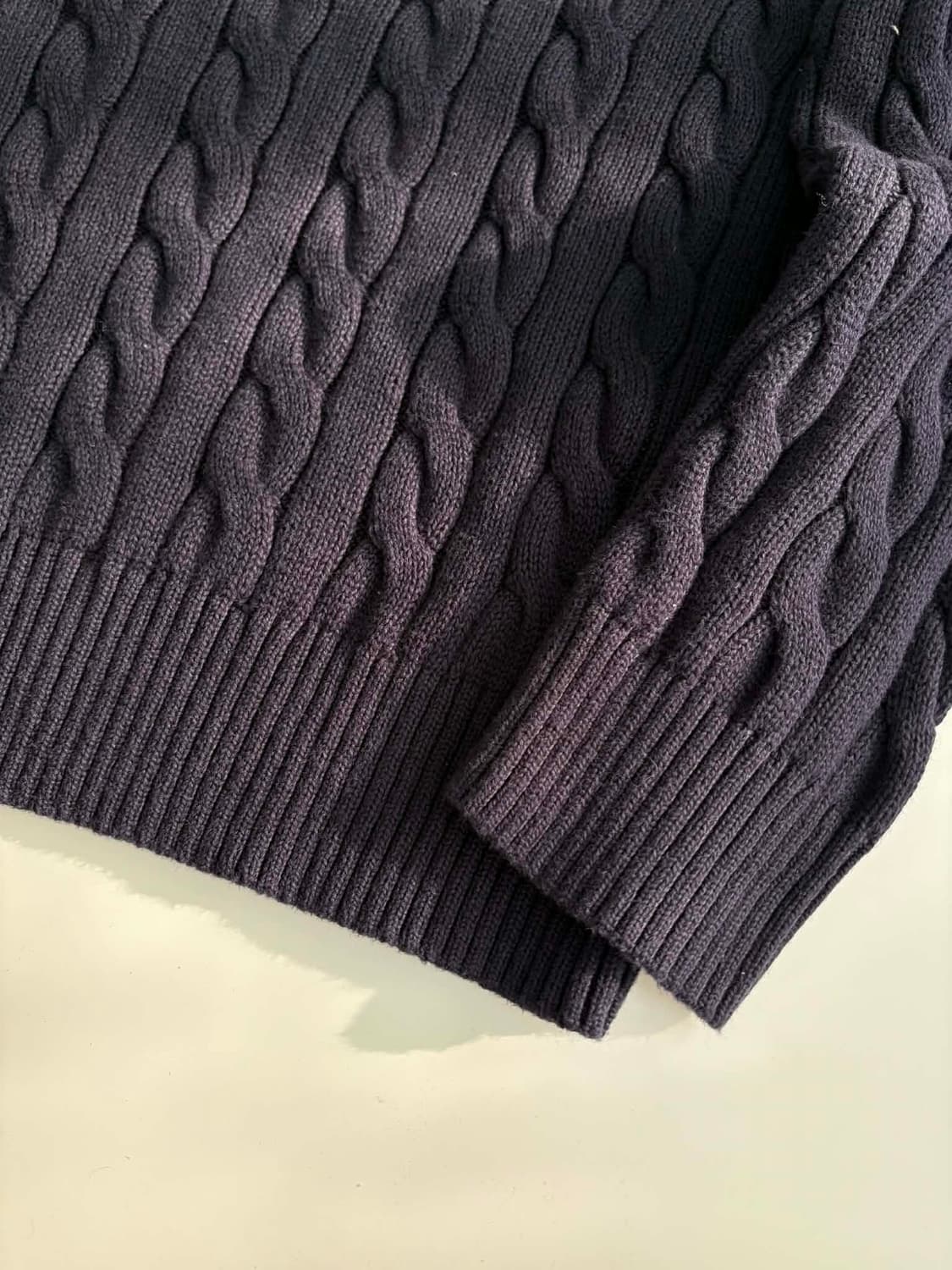 [XXL] 폴로 랄프로렌 네이비 코튼 케이블 니트 스웨터 상품이미지6