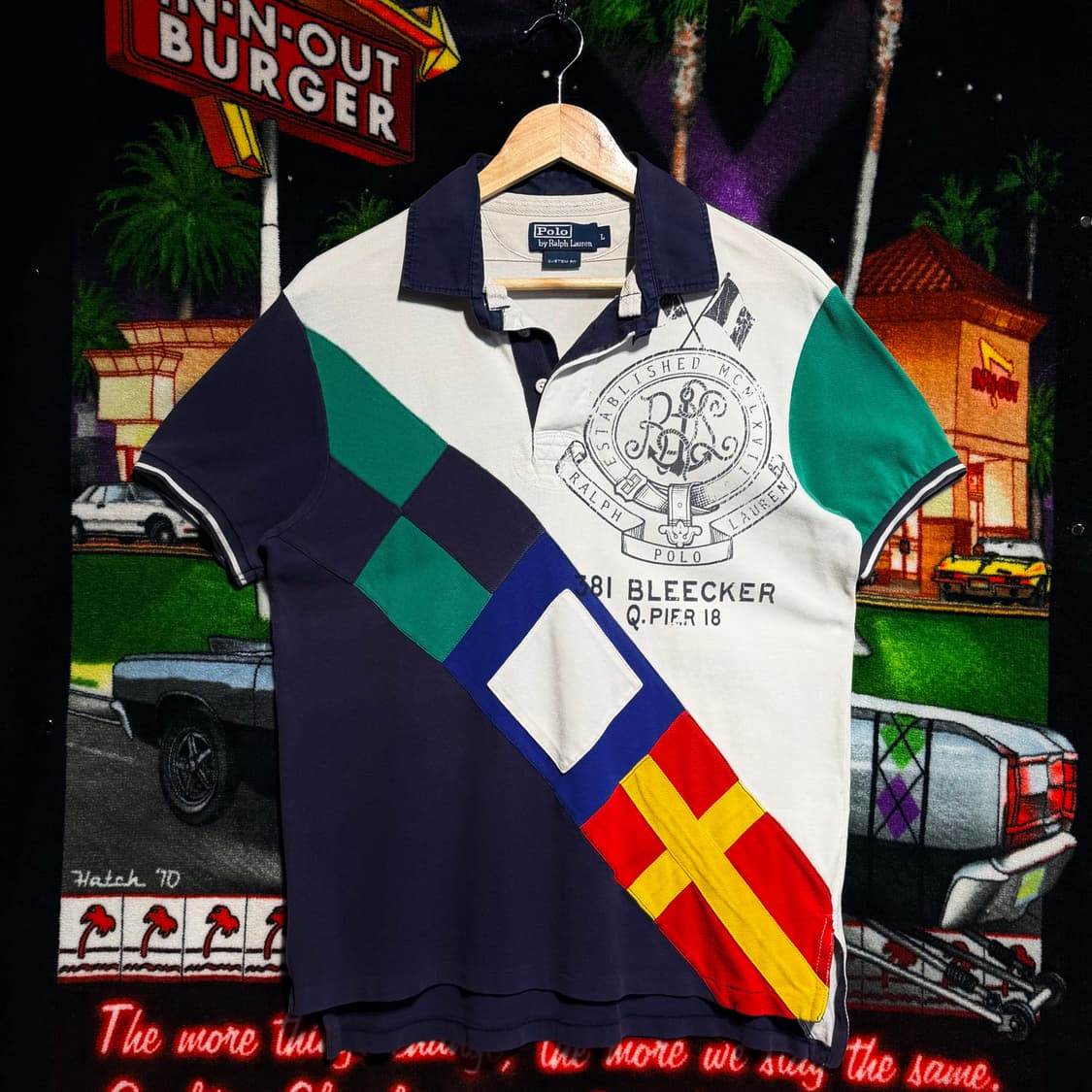 폴로랄프로렌 브리커 플래그 반팔 카라티 L 상품이미지3