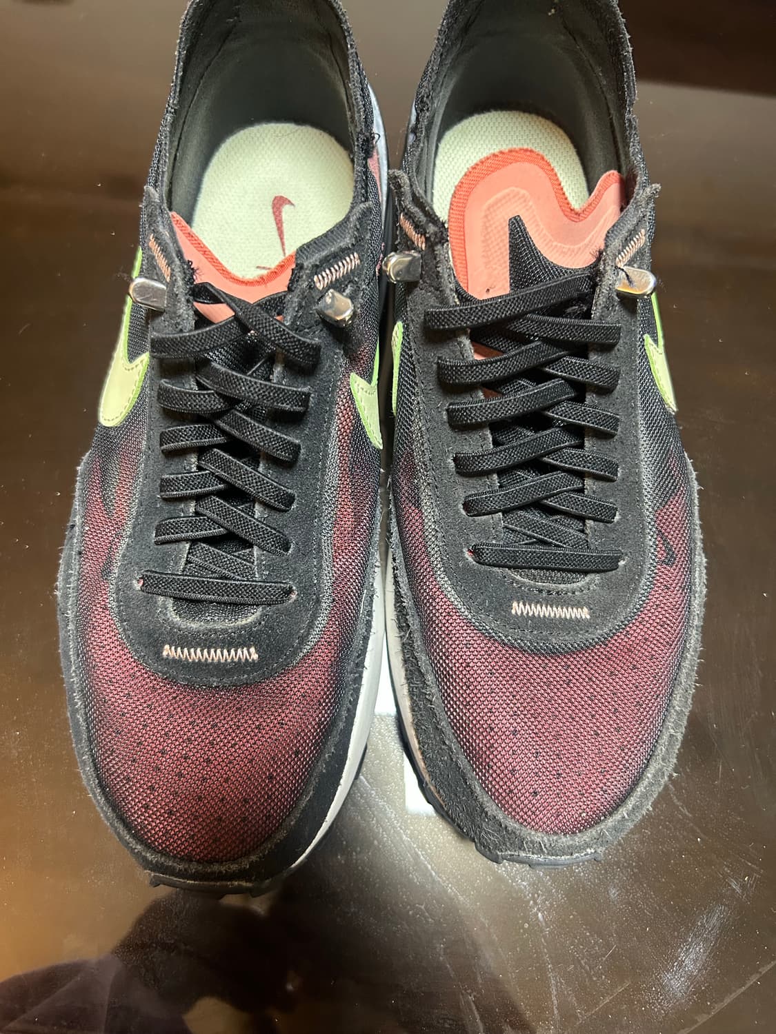 나이키 와플 원 블랙라임 엠버 크림슨(235) 상품이미지2