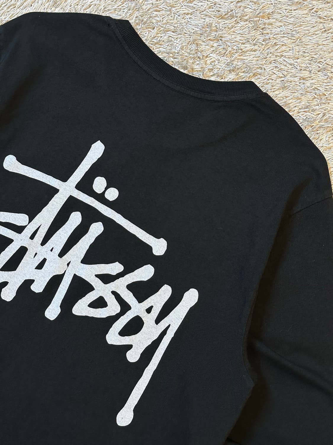 스투시 STUSSY 베이직 로고 롱슬리브 블랙 상품이미지4